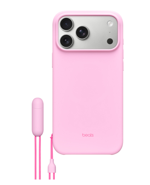Beats iPhone 17 Pro Kickstand Case with MagSafe and Camera Control - Pebble Pink